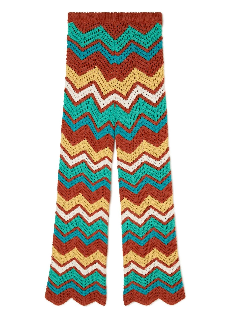 Affordable chevron Kaleidoscopic trousers Alanui Women knit 0706